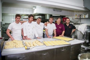 From left: Panagiotis, Giorgos, Michalis, Mikes, Panagiotis, Mikes